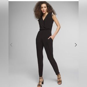 White House Black Market Black Jumpsuit